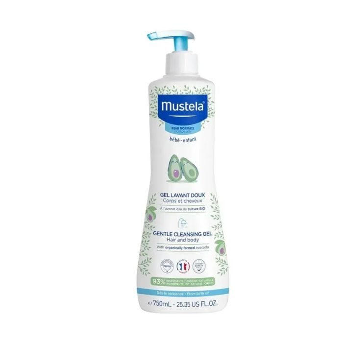MUSTELA GEL LAVANT DOUX CORPS ET CHEVEUX 750ML
