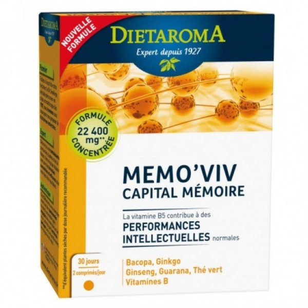 DIETAROMA MEMO'VIV+ CAPITAL CEREBRAL 60 CPS