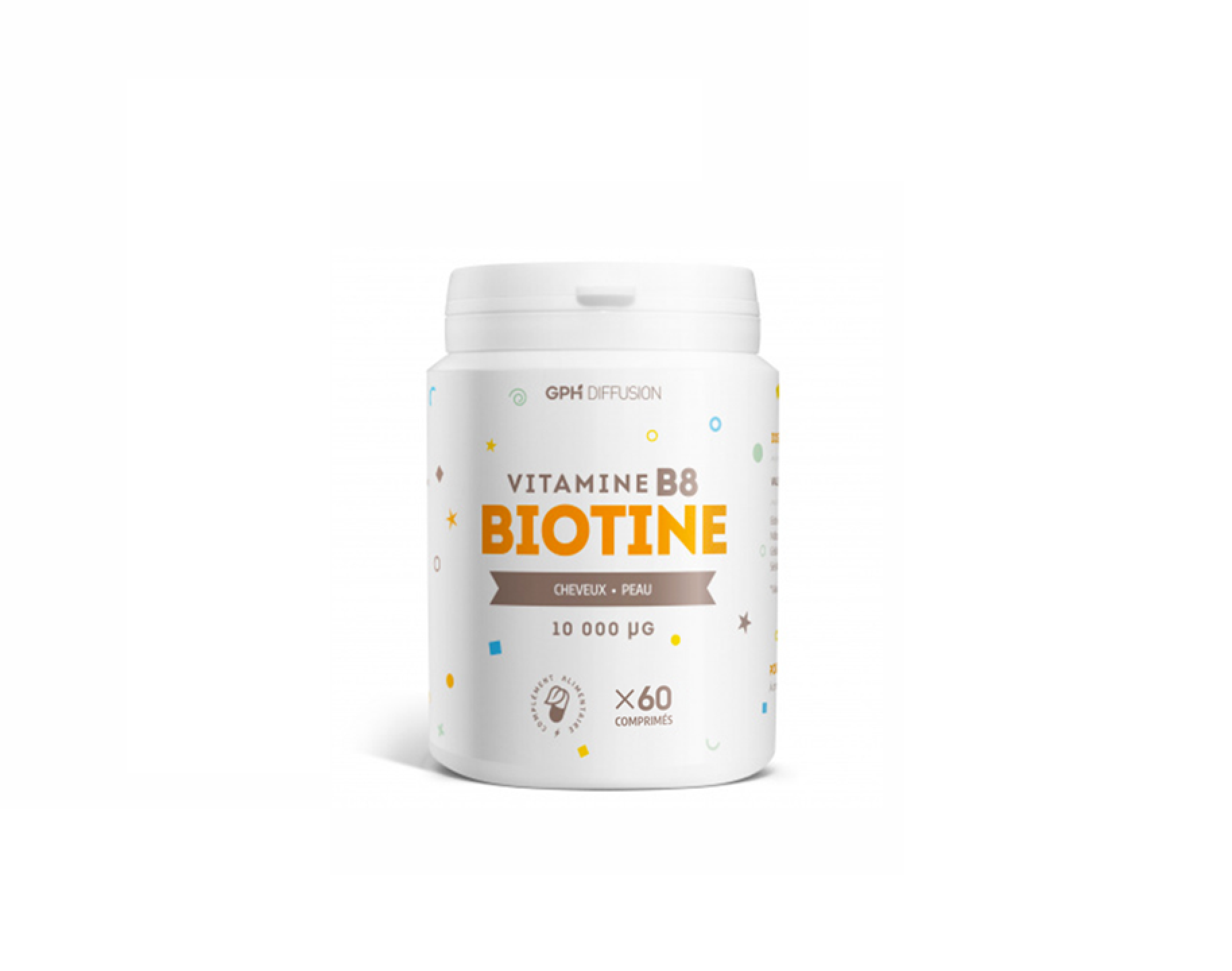 GPH DIFFUSION VITAMINE B8 BIOTINE 60 COMPRIMEE