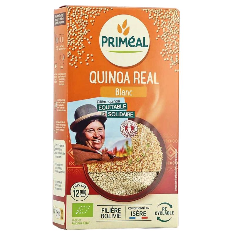 PRIMEAL QUINOA REAL BLANC 500G