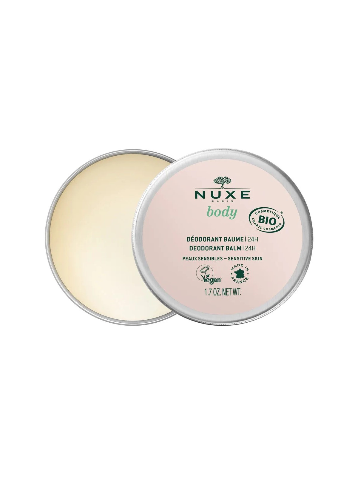 NUXE BODY DEODORANT BAUME 24H PEAUX SENSIBLES 50GR //