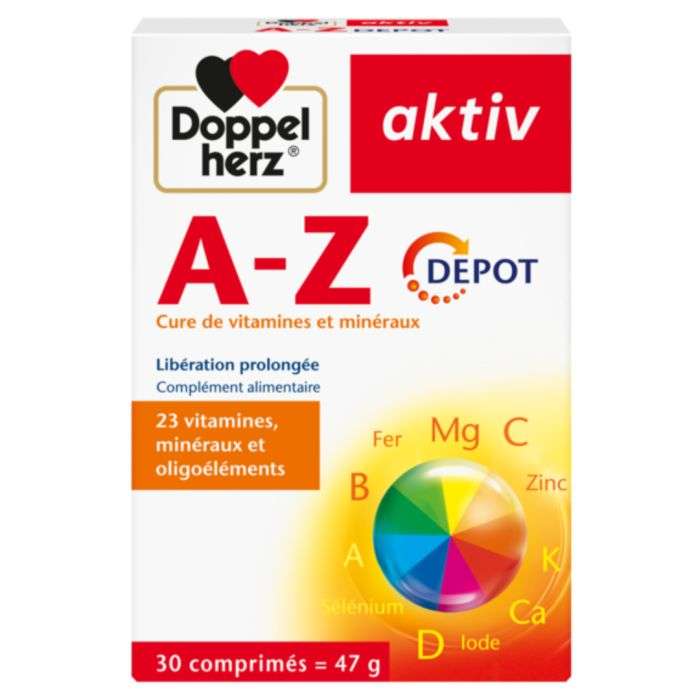DOPPEL HERZ AKTIV A-Z DEPOT 30COMP