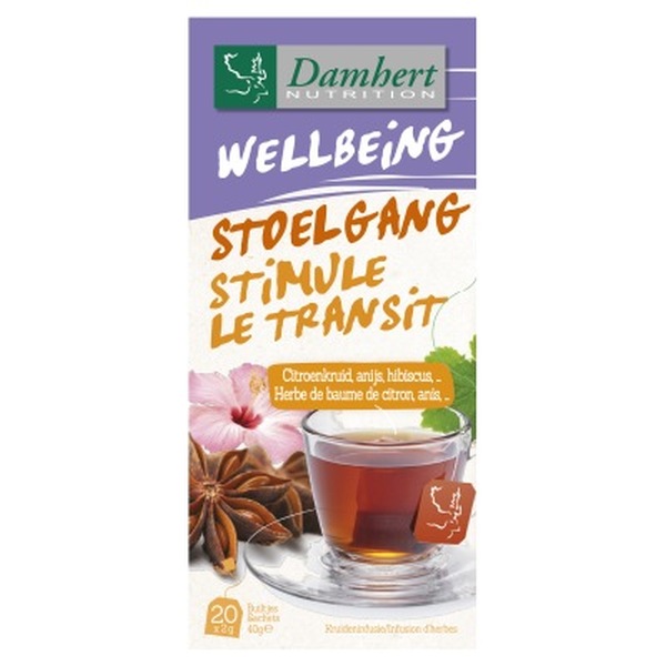 DAMHERT WELLBEING TEA STIMULE L’INTESTIN 20*2G