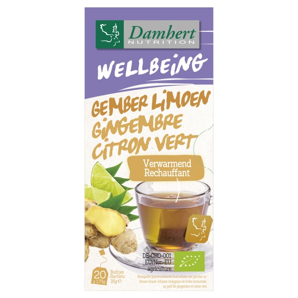 DAMHERT WELLBEING TISANE GEMBER LIMOEN 20*1.75G //