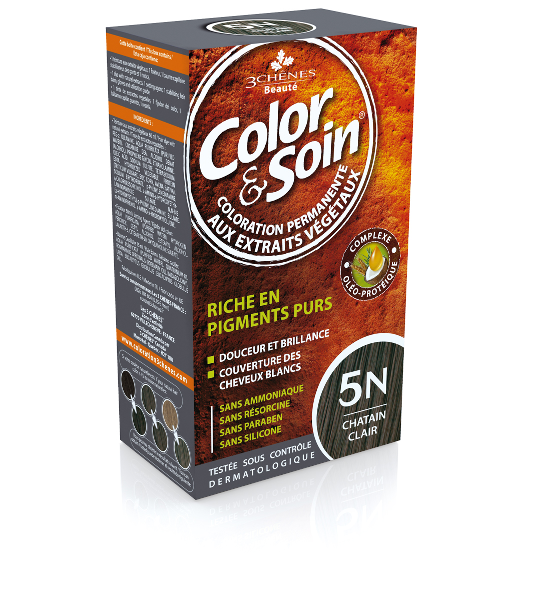 3CHENE COLOR & SOIN 5N CHATAIN CLAIR