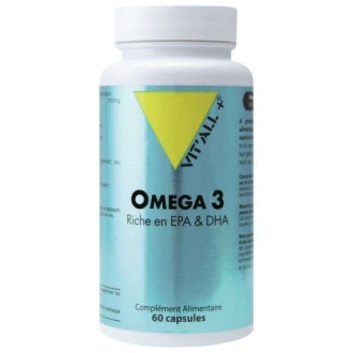 VITALL+OMEGA 3 60 CAPSULES