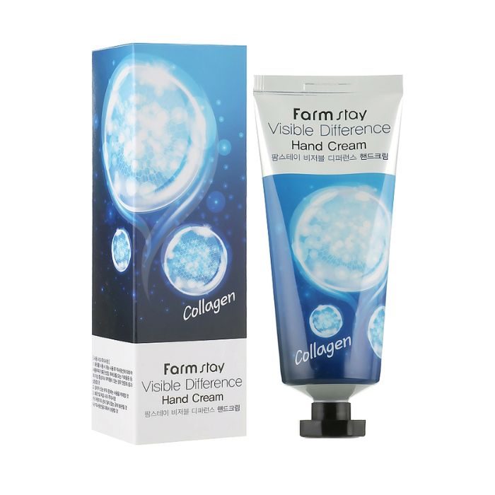 FARMSTAY VISIBLE DIFFERENCE HAND CREME COLLAGEN 100G